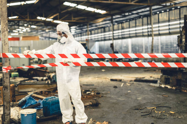 Professional Biohazard technician working in Eldorado, WI